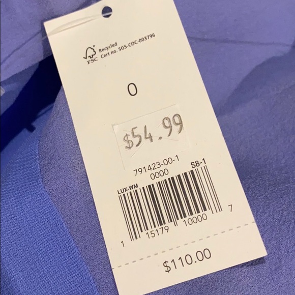 Light Blue Silk Sleeveless Banana Republic Dress - Picture 8 of 8